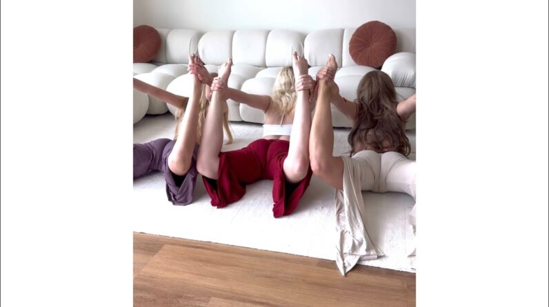 Three Girl Yoga Flow