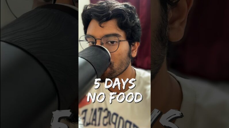 What Happened When I Didn’t Eat for 5 days?!! ‍️