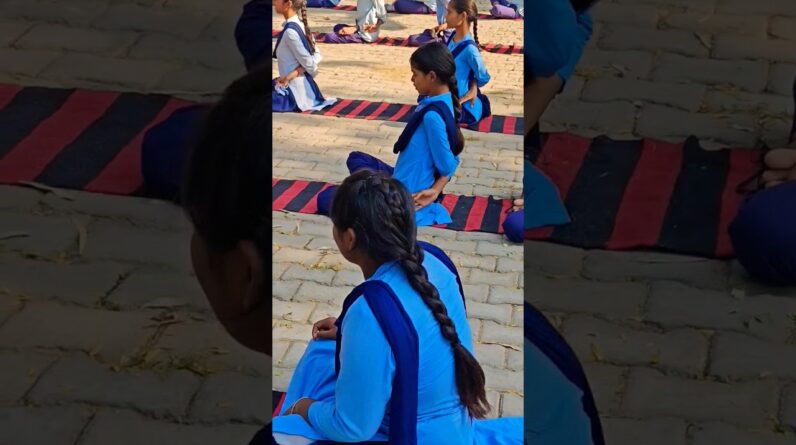 Importance of exercise in school#Indian school #schooltime #exercise #yoga day#student motivation