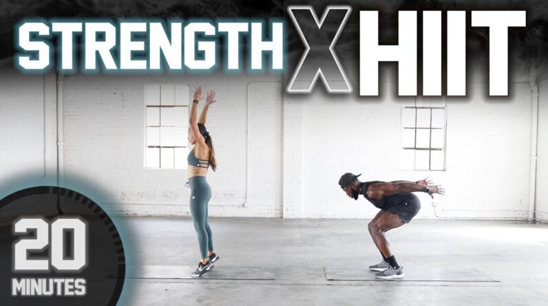 20 Minute FULL BODY Strength X HIIT Workout [No Equipment]