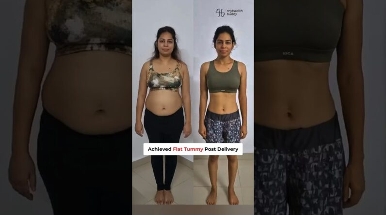 18 kgs Belly Fat loss + Full Body Transformation at HOME